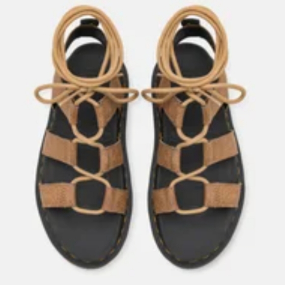 Doc Martens Nartilla Lace-up Platform Sandals US10 - Picture 3 of 7